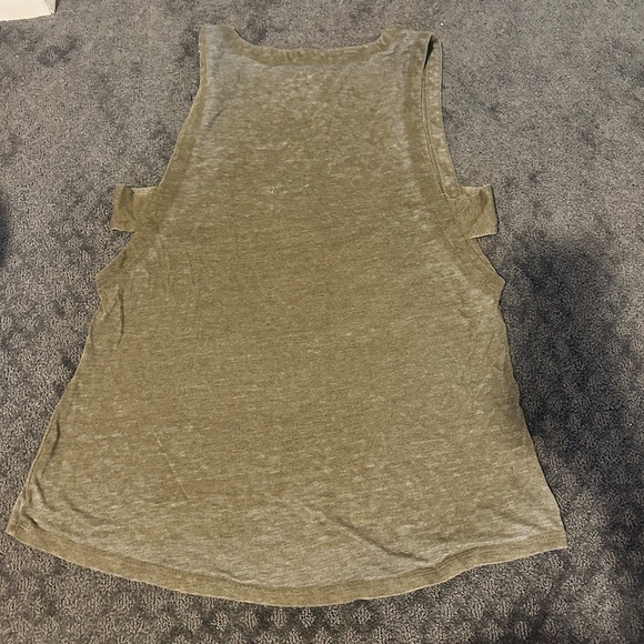 NWOT- Chaser Made in USA burnout tank with side cutout - Picture 4 of 4